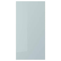 KALLARP - Door, high-gloss light grey-blue, 40x80 cm - best price from Maltashopper.com 40520145