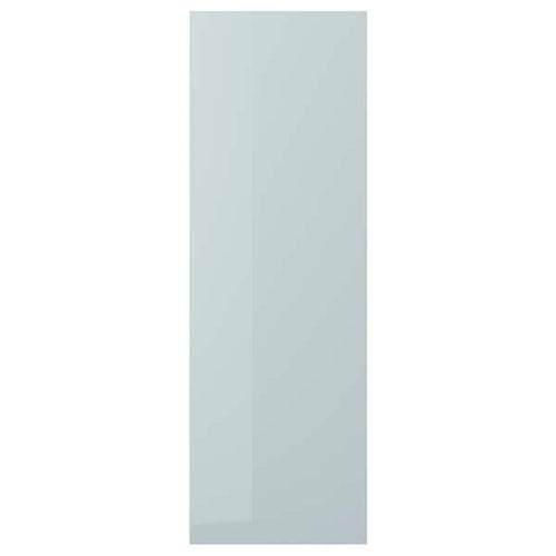 KALLARP - Door, high-gloss light grey-blue, 60x180 cm