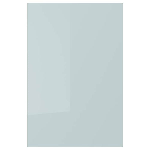 KALLARP - Door, high-gloss light grey-blue, 40x60 cm
