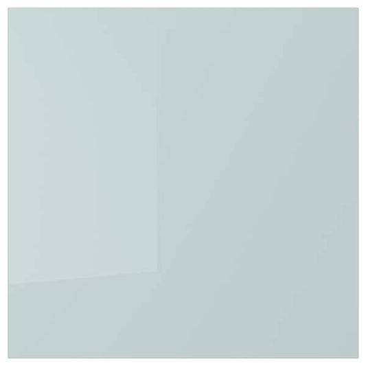 KALLARP - Door, high-gloss light grey-blue, 60x60 cm - best price from Maltashopper.com 80520153