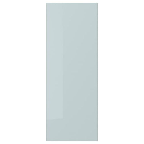 KALLARP - Door, high-gloss light grey-blue, 30x80 cm