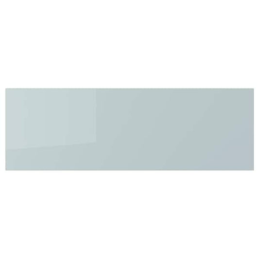 Ikea KALLARP - Drawer front, high-gloss light grey-blue, 60x20 cm