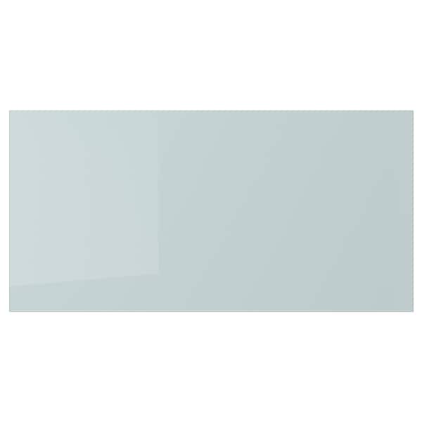 Ikea KALLARP - Drawer front, high-gloss light grey-blue, 80x40 cm