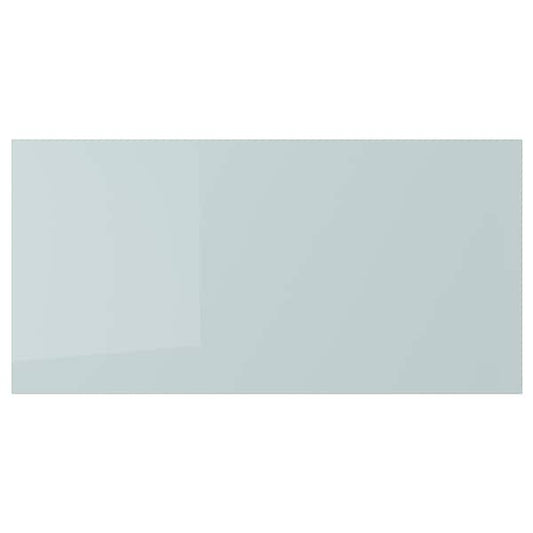 Ikea KALLARP - Drawer front, high-gloss light grey-blue, 80x40 cm