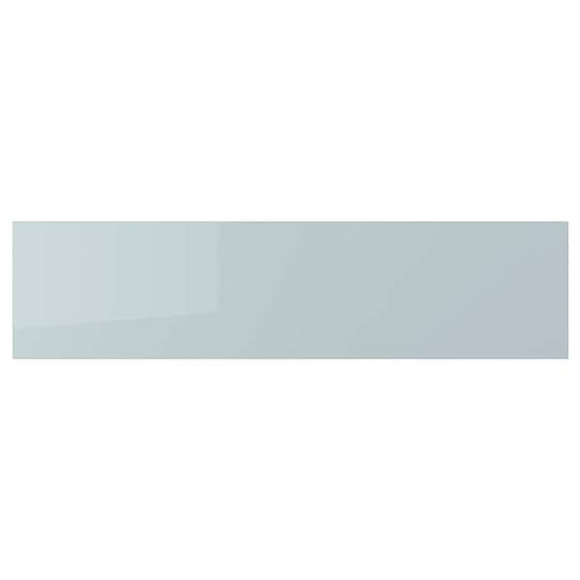 Ikea KALLARP - Drawer front, high-gloss light grey-blue, 80x20 cm