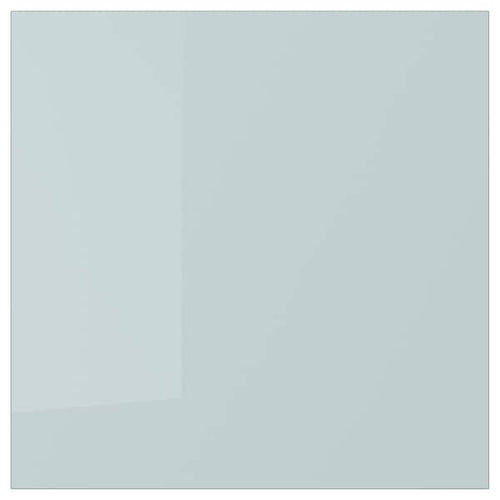 KALLARP - Drawer front, high-gloss light grey-blue, 40x40 cm