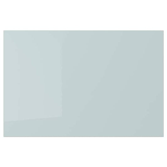 KALLARP - Drawer front, high-gloss light grey-blue, 60x40 cm - best price from Maltashopper.com 90520162