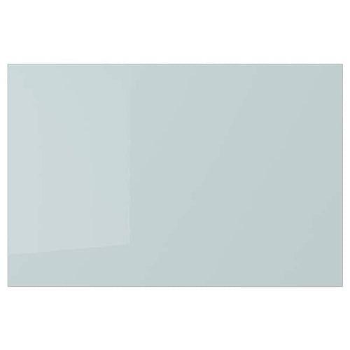 KALLARP - Drawer front, high-gloss light grey-blue, 60x40 cm