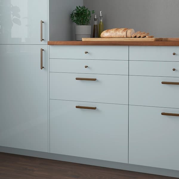 Ikea KALLARP - Drawer front, high-gloss light grey-blue, 40x20 cm