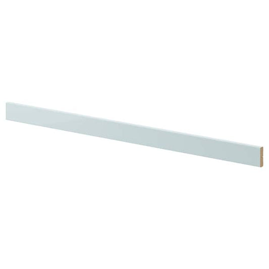 Ikea KALLARP - Deco strip, high-gloss light grey-blue, 221 cm