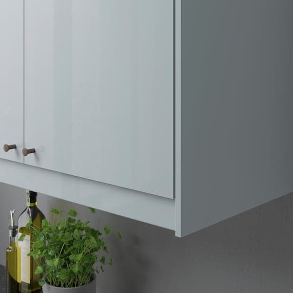 Ikea KALLARP - Deco strip, high-gloss light grey-blue, 221 cm