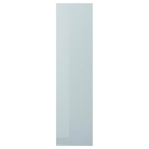 KALLARP cover panel, high-gloss light grey-blue, 62x240 cm