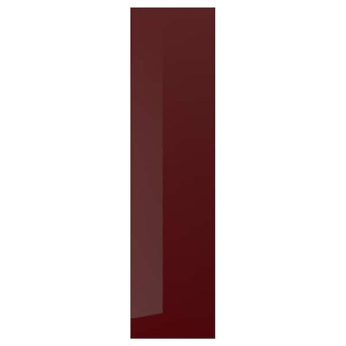KALLARP - Cover panel, high-gloss dark red-brown, 62x240 cm