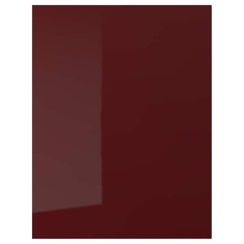KALLARP - Cover panel, high-gloss dark red-brown, 62x80 cm