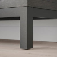 KALLAX - Underframe, black, 146x39x18 cm - best price from Maltashopper.com 00501889
