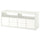 KALLAX - KALLAX TV storage combination, white, 147x39x60 cm