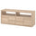 KALLAX - KALLAX TV storage combination, white stained oak effect, 147x39x60 cm
