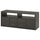 KALLAX - KALLAX TV storage combination, black-brown, 147x39x60 cm