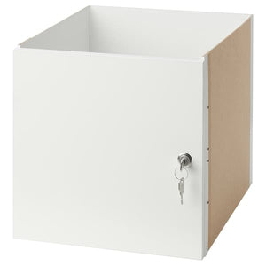Ikea KALLAX - Lockable door element, white, 33x33 cm