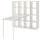 KALLAX / LAGKAPTEN - KALLAX / LAGKAPTEN Desk combination, white, 147x179x147 cm