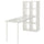 KALLAX / LAGKAPTEN - KALLAX / LAGKAPTEN Desk combination, white, 77x179x147 cm