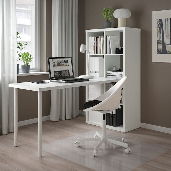KALLAX / LAGKAPTEN - Desk combination, white