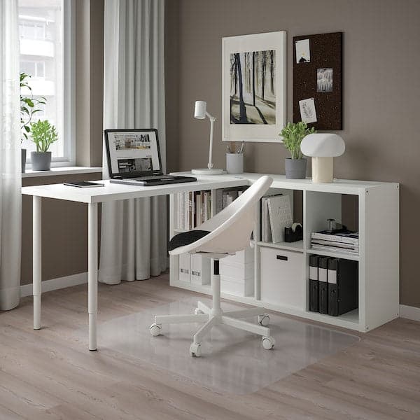 Ikea KALLAX / LAGKAPTEN - Desk combination, white, 77x159x147 cm