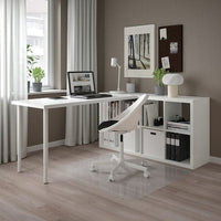 KALLAX / LAGKAPTEN - Desk combination, white, 77x179x147 cm - best price from Maltashopper.com 09481684