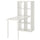 KALLAX / LINNMON - KALLAX / LINNMON Desk combination, white, 77x139x147 cm