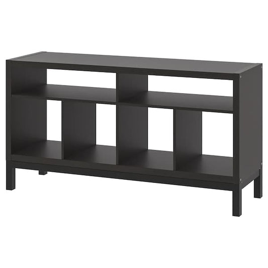 Ikea KALLAX - Tv bench with underframe, black-brown, 147x39x78 cm