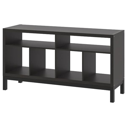 KALLAX - Tv bench with underframe, black-brown, 147x39x78 cm