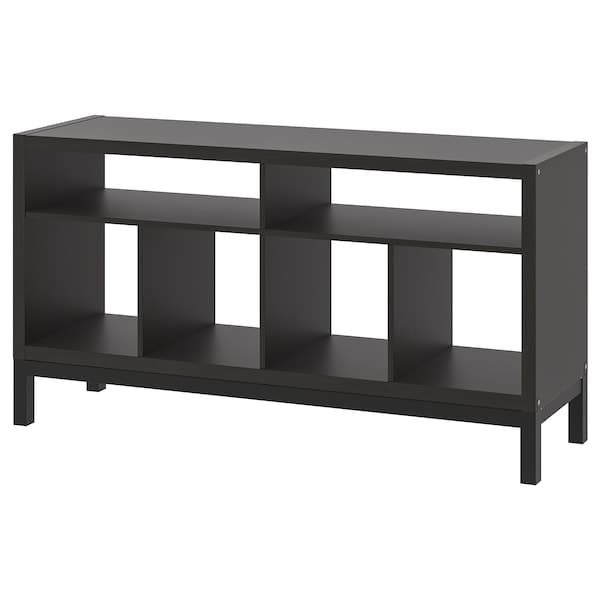 KALLAX - Tv bench with underframe, black-brown, 147x39x78 cm