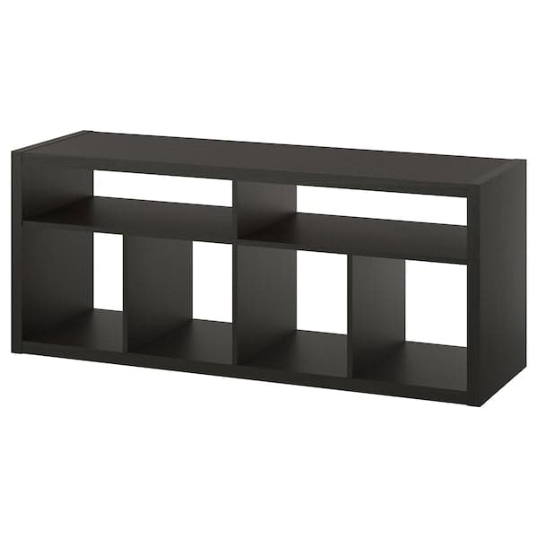 Ikea KALLAX - TV bench, black-brown, 147x60 cm