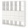 KALLAX - KALLAX Shelving unit with 10 inserts, white, 182x182 cm