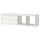 KALLAX - KALLAX Shelving unit with 2 inserts, with 4 drawers/white, 147x42 cm