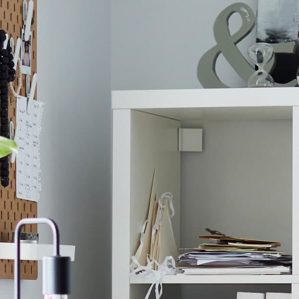 Ikea KALLAX - Shelving unit with 2 inserts, with 4 drawers/white, 147x42 cm