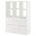 KALLAX - KALLAX Shelving unit with 6 inserts, white, 112x147 cm
