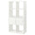 KALLAX - KALLAX Shelving unit with doors, white, 77x147 cm