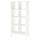 KALLAX - KALLAX Shelving unit with underframe, white/white, 77x164 cm