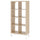 KALLAX - KALLAX Shelving unit with underframe, white stained oak effect/white, 77x164 cm