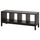 KALLAX - KALLAX Shelving unit with underframe, black-brown/black, 147x59 cm