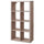 KALLAX - Shelf unit, light grey walnut effect, 77x147 cm