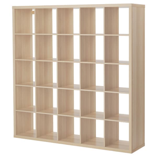 KALLAX - Shelving unit, white stained oak effect, 182x182 cm - best price from Maltashopper.com 90324509