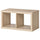 KALLAX - KALLAX Shelving unit, white stained oak effect, 77x41 cm