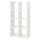 KALLAX - KALLAX Shelving unit, high-gloss white, 77x147 cm
