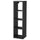 KALLAX - KALLAX Shelving unit, black-brown, 42x147 cm