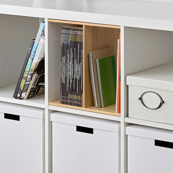 Ikea KALLAX - Internal frame with 1 shelf, pine,33x33 cm