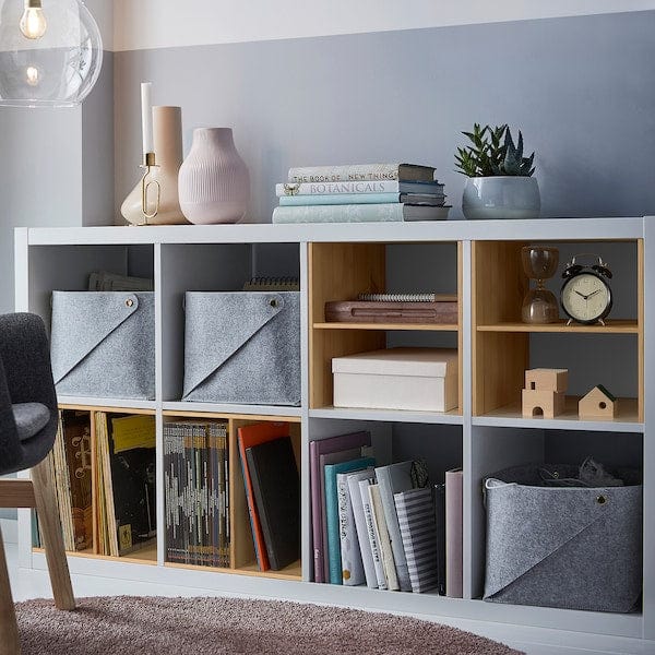 Ikea KALLAX - Internal frame with 1 shelf, pine,33x33 cm