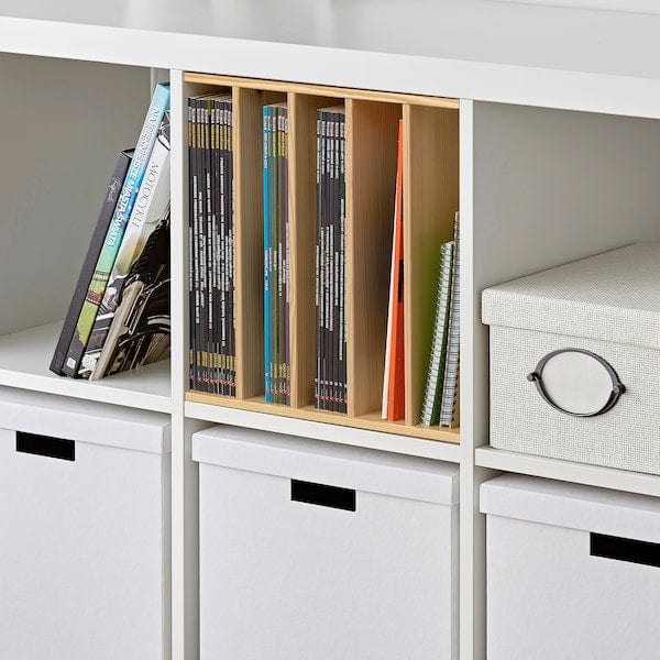 Ikea KALLAX - Internal frame with 4 shelves, pine,33x33 cm
