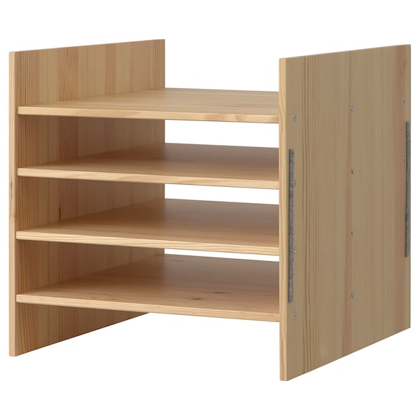 KALLAX - Internal frame with 4 shelves, pine,33x33 cm